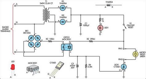 Smoke Detectors Schematic Diagrams Circuit Diagram