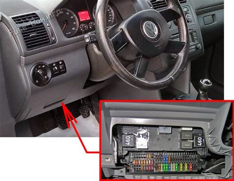 Fuse Box Diagram Volkswagen Touran 2003 2006