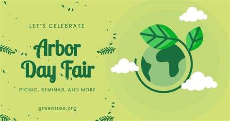 Free Arbor Day Celebration Facebook Post Template To Edit Online