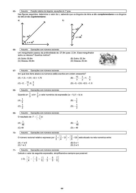 Materias De Matematica 7 Ano Fdplearn