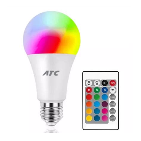 Atc Uzaktan Kumandal W Rgb Led Ampul Renkli Ve Beyaz I K Enerji