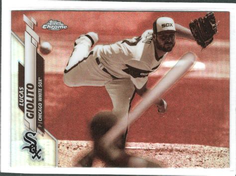 2020 Topps Chrome Lucas Giolito SEPIA REFRACTOR 46 Chicago White Sox