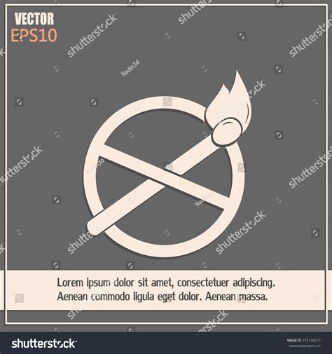 No Naked Flame Warning Sign Vector Stock Vector Royalty Free Shutterstock