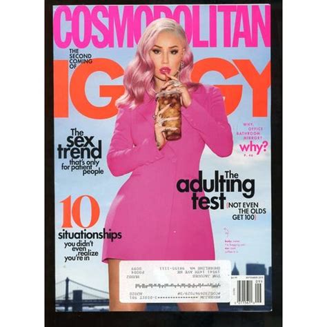 Cosmopolitan Cosmo Magazine September Second Coming Of Iggy Sex Trend Thats On EBid United