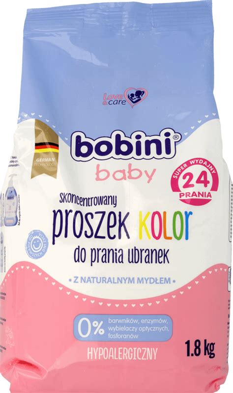 BOBINI Hypoalergiczny Proszek Do Prania Kolorowych Ubranek