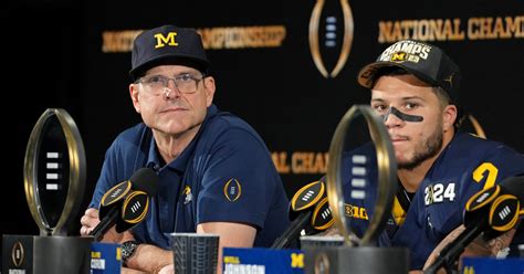 Michigan press conference: Jim Harbaugh national championship