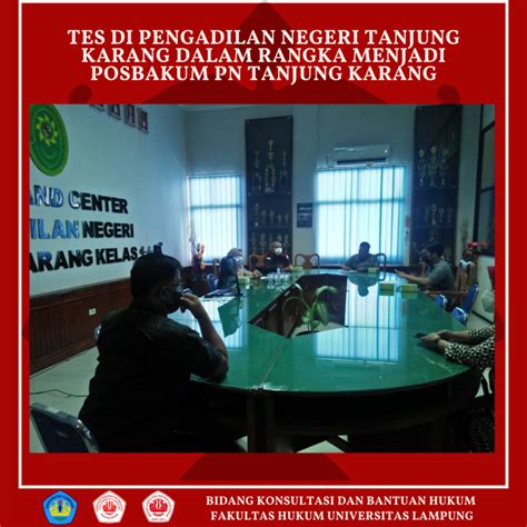 Fh Unila Daftar Kegiatan Bidang Konsultasi Dan Bantuan Hukum Unila