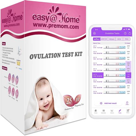 Buy Easyhome Ovulation And Pregnancy Test Strips Kit 25 Ovulation Strips And 10 Pregnancy Tests