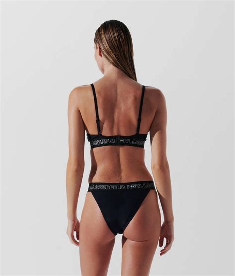 Karl Lagerfeld Moda De Baño Top De Bikini Triangular Ikonik Karl