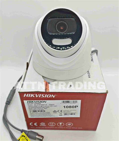 Hikvision Ds Ce Dft F Mp Colorvu Fixed Turret Camera Philippines