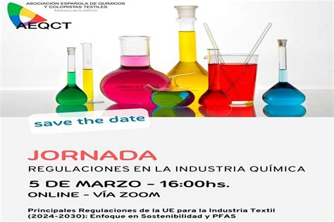 SAVE THE DATE Jornada de Regulaciones en la Industria Química Ateval