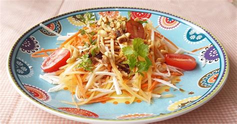 Resep Som Tam Salad Pepaya Khas Thailand Oleh Tituk Sk Cookpad