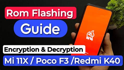 How To Install Custom Rom On Mi X Poco F Redmi K Mi X