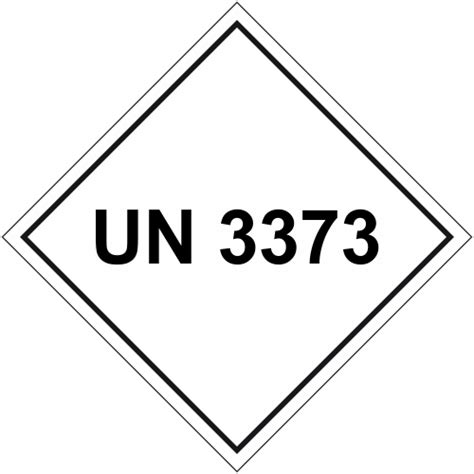 UN 3373 Package Labels Hazard Packaging Labels Safety Signs Notices