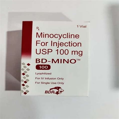 Bd Mino Minocycline Mg Injection At Rs Box In Umred Id