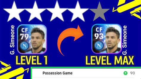 How To Train Players In Efootball 2023 Mobile Level Up G Simeone Max