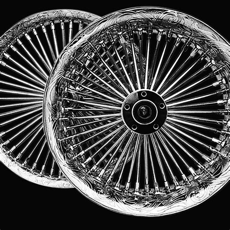 New Fat Spoke Wire Wheel Movement Products Inc