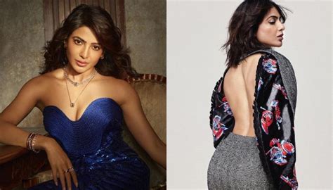 Samantha Ruth Prabhu Flaunts Her Bareback In A Sexy Louis Vuitton Dress