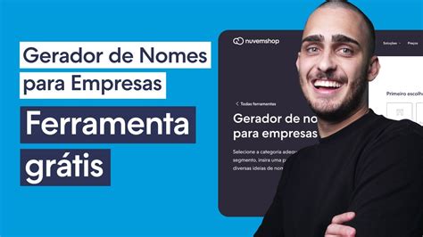 Gerador de Nomes para Empresas FERRAMENTA GRÁTIS passo a passo