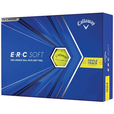 Buy Callaway ERC Soft Yellow Personalized Golf Balls | Golf Discount