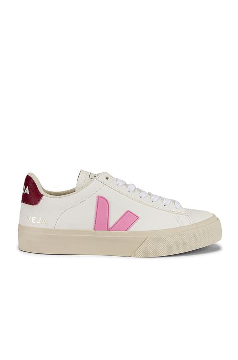 Veja Campo Sneaker In Extra White Guimauve Marsala REVOLVE