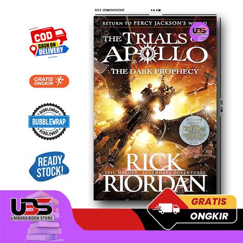 Jual The Trials Of Apollo 2 Dark Prophecy Rick Riordan English