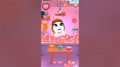 Angela Shower 🚿 187 My Talking Angela 2 🥰😍 Shorts Talkinganjela Youtube