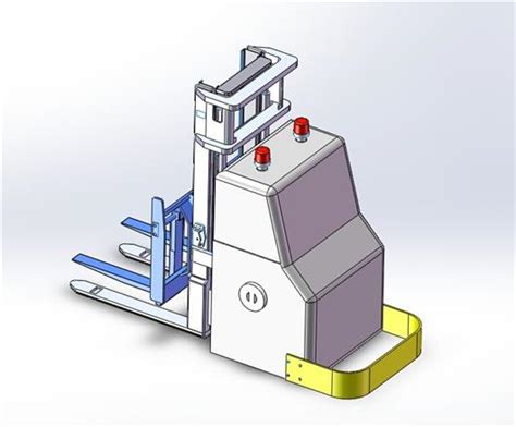 Agv叉车3d模型下载三维模型step模型 制造云 产品模型