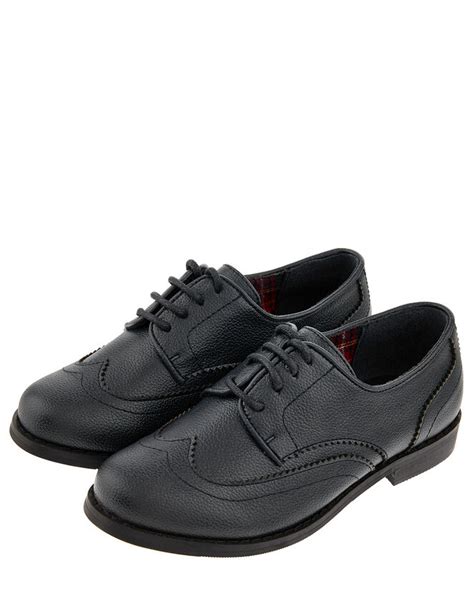 Boys Oxford Brogue Shoes Black Boys Shoes And Boots Monsoon Global