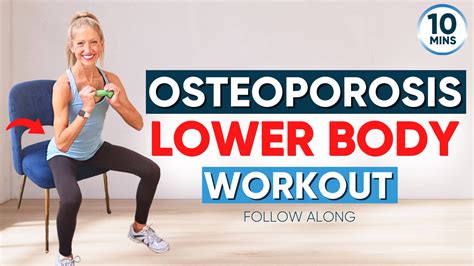 Strengthen Your Bones Osteoporosis Lower Body Workout In 10 Minutes Follow Along Caroline