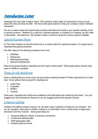 34 SAMPLE Company Introduction Letters In PDF MS Word MS Word