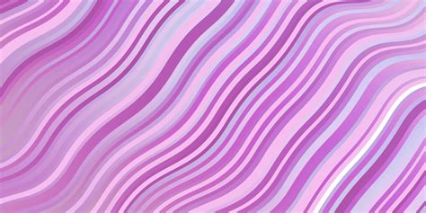 Light Purple Pink Vector Pattern With Curved Lines 5870903 Vector Art