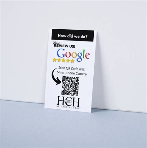 Google Review Card With QR Code DIY Template Etsy Canada