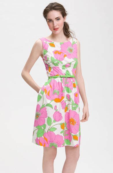 Kate Spade Sonja Dress In Pink Pink Floral Lyst