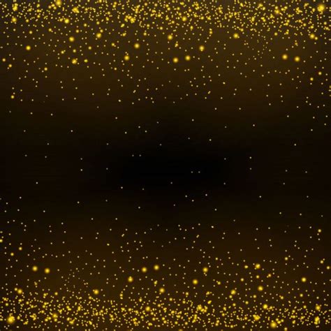 Premium Vector Golden Stars Shine On A Black Background Background