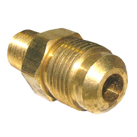 Lasco 17 4845 1 2 Inch Flare By 1 4 Inch Male Pipe Thread Brass Adapter Home