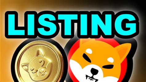 Shiba Inu Coin Gets Another Massive Listing Finally Youtube