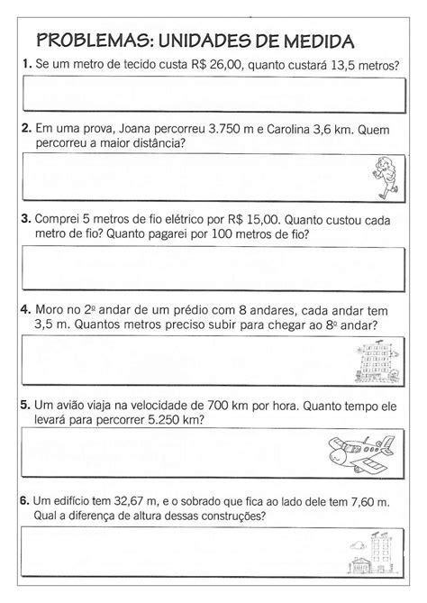 Atividades De Medida De Comprimento 2 Ano EDUKITA