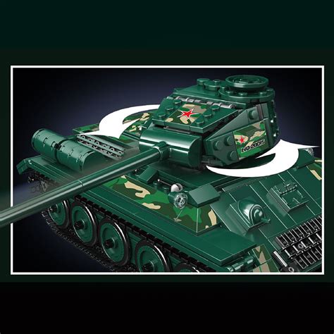 Sovětský střední tank T 34 R C Mould King 20015 Military