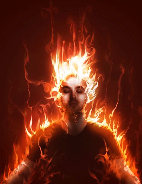 Artstation Man On Fire