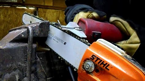 Stihl Ht 133 Pole Saw Blade Sharpening Youtube