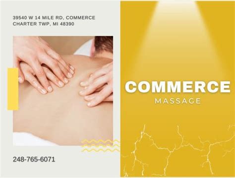 Commerce Massage Updated January 2025 16 Photos 39540 W 14 Mile