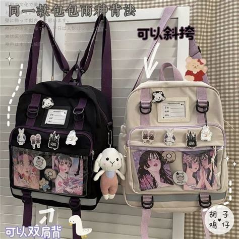 Sac Dos Japonais Avec Poche Transparente