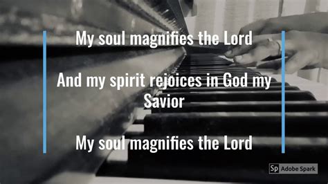 My Soul Magnifies The Lord Original Piano Instrumental Youtube