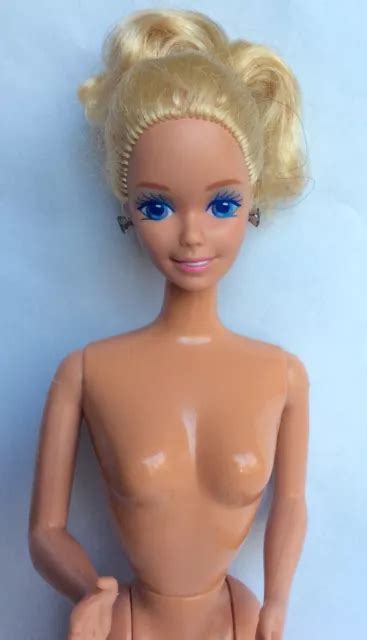 Barbie Blonde Barbie Blonde Hair Blue Eyes Nude Doll Mattel