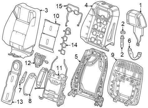 Gmc Sierra 2500 Hd Seat Back Reinforcement Plate Upper 13536871