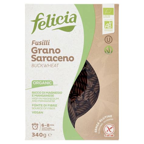 Felicia Fusilli Grano Saraceno Integrale Bio 340 G NonPesa It Spesa