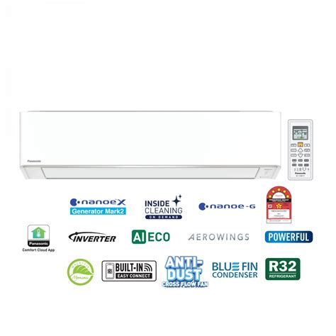 Panasonic Hp X Deluxe Inverter Ku R Air Conditioner With Built