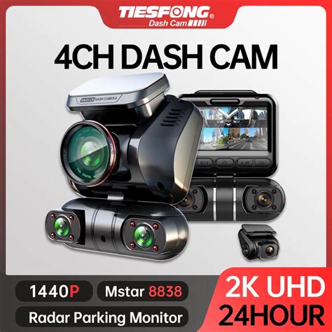 Tiesfong M Max K P Dash Cam For Car Ch Dvr Per Auto Supporto