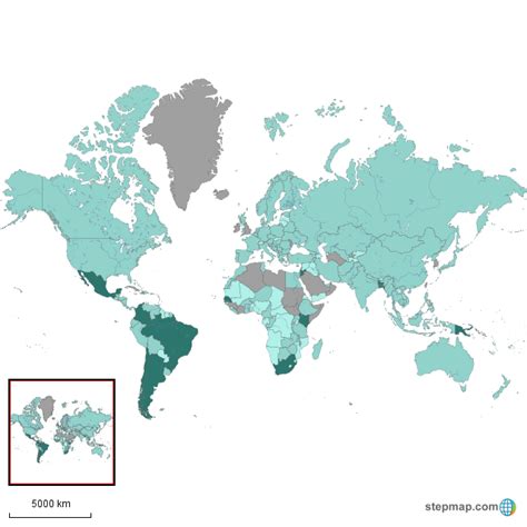 Stepmap Surveys By Country 2 Landkarte Für Germany